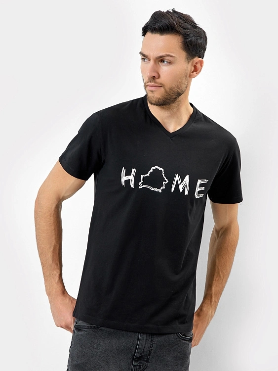 Erkaklar uchun maxsus M o'lchamdagi futbolkalar! Sevimli qora rangli, UZ100204 modeli bilan!